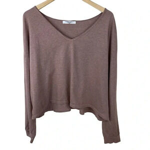 Project Social T Relaxed  V-Neck Top